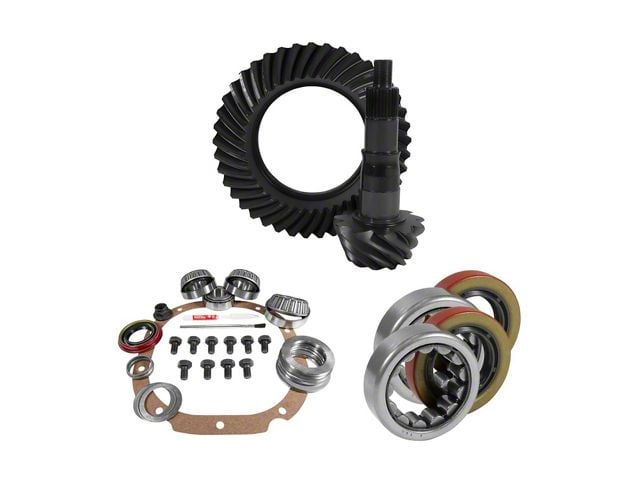 USA Standard Gear 8.8-Inch Rear Axle Ring and Pinion Gear Kit with Install Kit; 4.11 Gear Ratio (86-04 V8 Mustang)