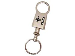 Valet Pull Apart Keychain with Mustang 5.0 Logo