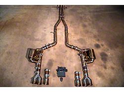 Valvetronic Designs Valved Sport Titanium Cat-Back Exhaust System with Burnt Tips (15-23 V8 HEMI Charger)