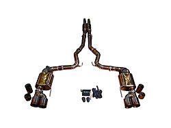 Valvetronic Designs Valved Sport Cat-Back Exhaust System with Black Tips (15-17 Mustang GT Fastback)