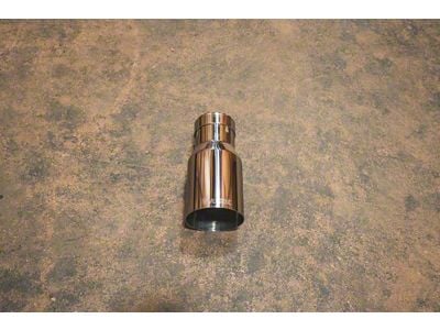 Valvetronic Designs Exhaust Tips; 3.50-Inch; Single Wall Chrome (Fits 2.50-Inch Tailpipe)