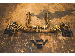 Valvetronic Designs Valved Sport Stainless Cat-Back Exhaust System with Black Tips (20-25 6.2L Corvette C8)