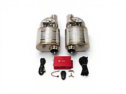 Valvetronic Designs Universal Valved Muffler Kit; 2.50-Inch; Pair (Universal; Some Adaptation May Be Required)