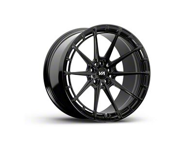 Variant Wheels Aure Gloss Black Wheel; Rear Only; 20x11 (20-24 Corvette C8 Stingray)
