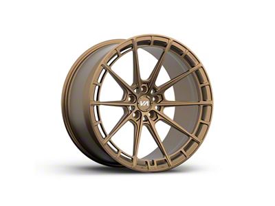 Variant Wheels Aure Satin Bronze Wheel; Rear Only; 20x11; 44mm Offset (20-25 Corvette C8 Stingray)