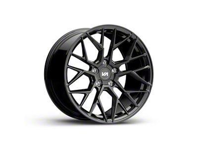 Variant Wheels Radon Gloss Black 2-Wheel Kit; 19x8.5 (20-24 Corvette C8)