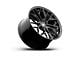 Variant Wheels Radon Gloss Black 2-Wheel Kit; Rear Only; 20x11 (97-04 Corvette C5)