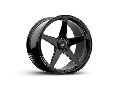 Variant Wheels Sena Gloss Black Wheel; Front Only; 19x8.5 (20-24 Corvette C8 Stingray)