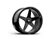 Variant Wheels Sena Gloss Black Wheel; Front Only; 19x8.5 (20-24 Corvette C8 Stingray)