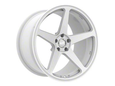 Variant Wheels Sena Gloss White Wheel; Front Only; 19x8.5; 36mm Offset (20-25 Corvette C8 Stingray)