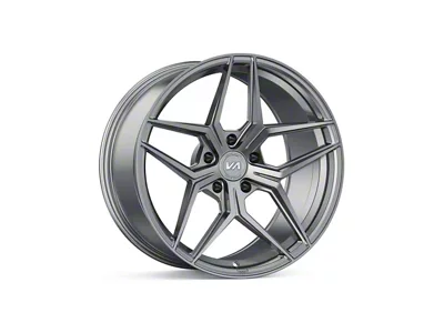 Variant Wheels Xenon Satin Gunmetal 2-Wheel Kit; Front Only; 19x8.5; 44mm Offset (97-04 Corvette C5)
