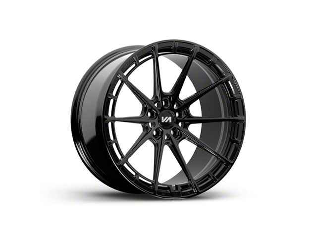 Variant Wheels Aure Gloss Black Wheel; Rear Only; 20x10 (21-24 Mustang Mach-E)