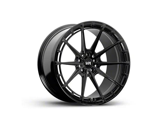 Variant Wheels Aure Gloss Black Wheel; Rear Only; 20x11 (2024 Mustang)