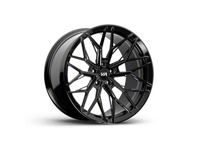 Variant Wheels Maxim Gloss Black Wheel; Rear Only; 20x11; 45mm Offset (24-25 Mustang)