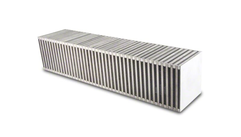 Vibrant Performance Vibrant Performance Vertical Flow Air to Air Intercooler Core; 27-Inch x 6-Inch x 6-Inch