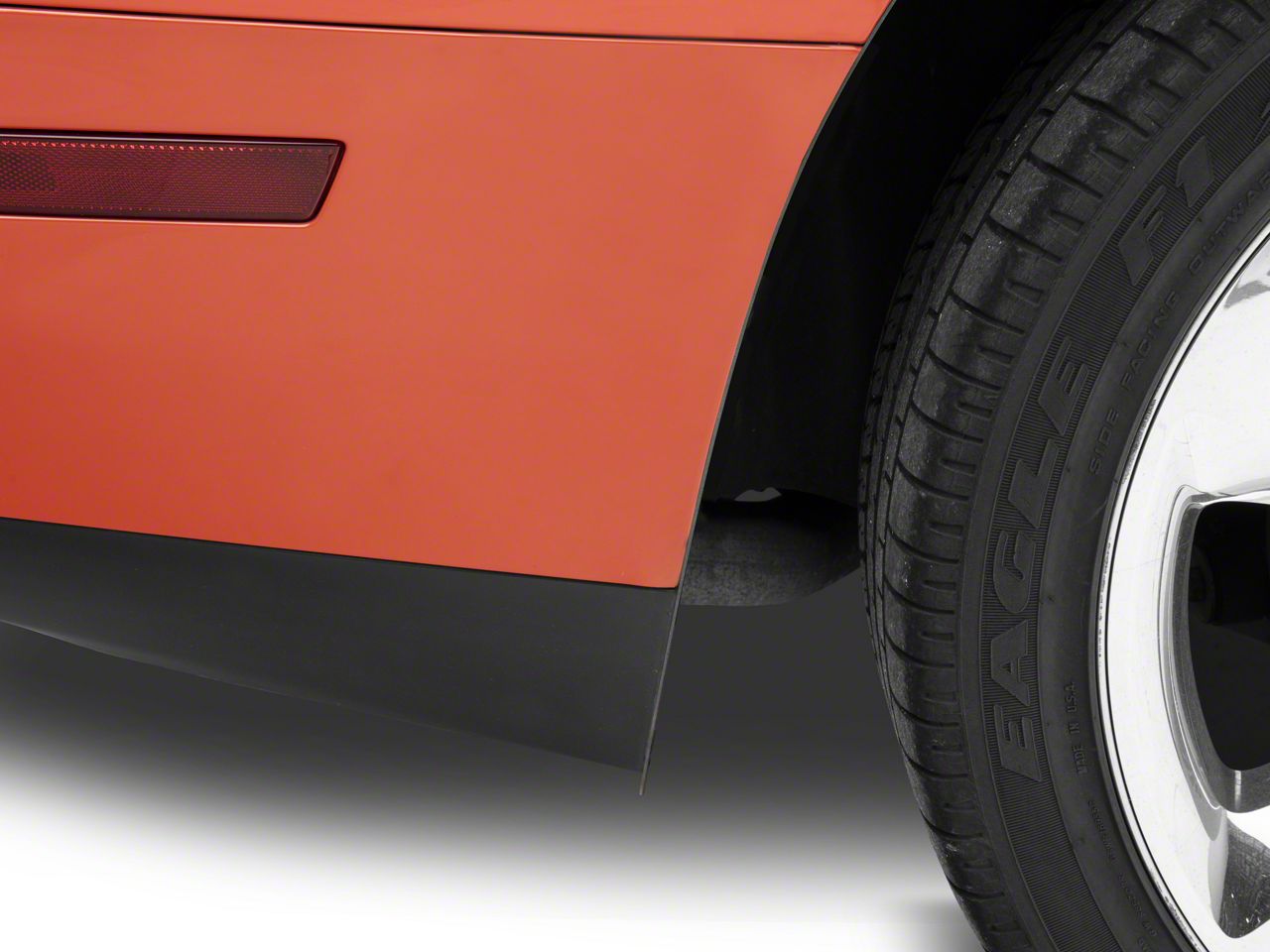 Challenger Mud Flaps; Front and Rear; Textured Black (15-23