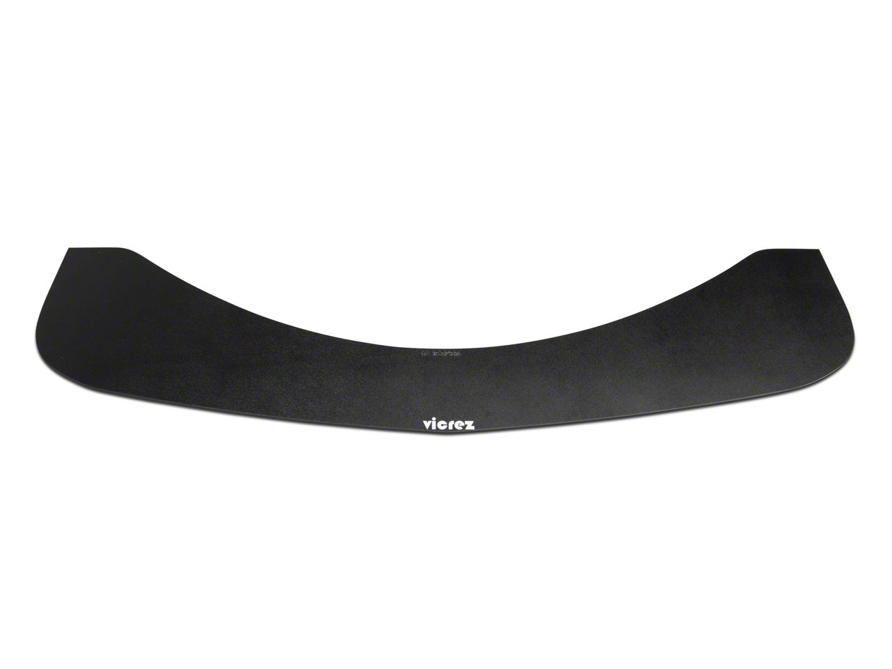 【R&B】Split 2nd Challenger VZ Style Front Bumper Splitter; Textured Black