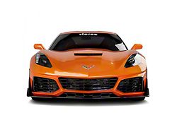 VZR1 Style Front Bumper; Unpainted (14-19 Corvette C7)