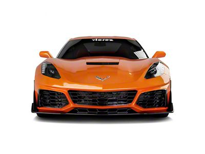 VZR1 Style Front Bumper; Unpainted (14-19 Corvette C7)