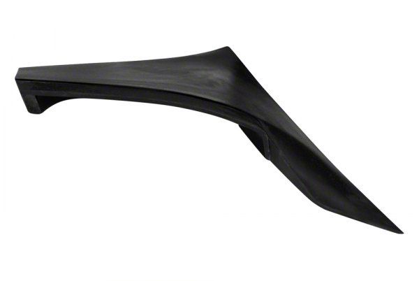 Corvette Z06 Rear Rocker Lower Brake Scoop Vents; Unpainted