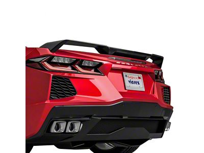 Z51 Style Rear Spoiler; Carbon Fiber (20-24 Corvette C8, Excluding Z06)