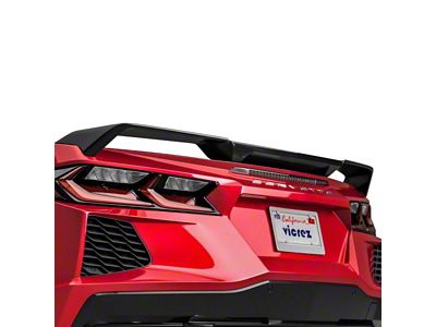 Z51 Style Rear Spoiler; Forged Carbon Fiber (20-24 Corvette C8, Excluding Z06)