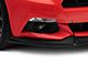 Front Chin Splitter; Textured Black (15-17 Mustang GT, EcoBoost, V6)