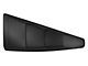 LV Style Rear and Quarter Window Louvers; Matte Black (05-14 Mustang Coupe)