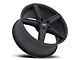 Vision Wheel Boost Satin Black Wheel; 20x8.5 (05-09 Mustang)