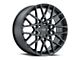 Vision Wheel Recoil Satin Black Wheel; 20x8.5 (05-09 Mustang)