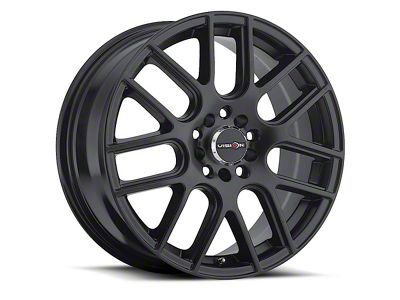 Vision Wheel Cross Matte Black Wheel; 19x8 (05-09 Mustang GT, V6)
