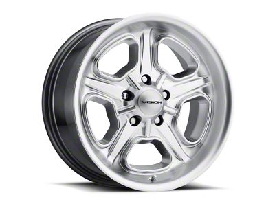 Vision Wheel Daytona Hyper Silver Wheel; 20x8.5; 32mm Offset (05-09 Mustang GT, V6)