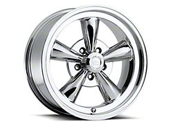 Vision Wheel Legend 5 Gunmetal Machined Wheel; 17x8; 19mm Offset (05-09 Mustang GT, V6)
