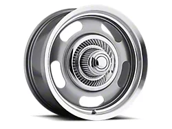 Vision Wheel Rally Gunmetal Machined Wheel; 20x9.5; 38mm Offset (05-09 Mustang)