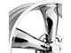 Vision Wheel Legend 5 Chrome Wheel; 20x9.5 (06-10 RWD Charger)