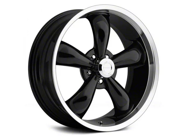 Vision Wheel Legend 5 Gloss Black Machined Wheel; 22x9.5 (06-10 RWD Charger)