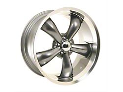 Vision Wheel Legend 5 Gunmetal Machined Wheel; 20x9.5; 12mm Offset (06-10 RWD Charger)