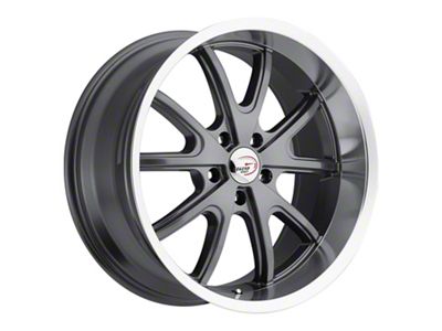 Vision Wheel Torque Gunmetal Machined Wheel; 18x8.5; 20mm Offset (06-10 RWD Charger)
