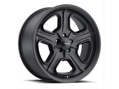 Vision Wheel Daytona Satin Black Wheel; 20x8.5; 10mm Offset (06-10 RWD Charger)