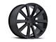 Vision Wheel Splinter Satin Black Wheel; 20x9 (06-10 RWD Charger)