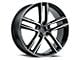 Vision Wheel Clutch Gloss Black Machined Wheel; 20x9 (06-10 RWD Charger)