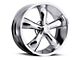 Vision Wheel Legend 5 Chrome Wheel; 18x8.5 (07-10 AWD Charger)