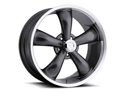 Vision Wheel Legend 5 Gunmetal Machined Wheel; 18x8.5 (06-10 RWD Charger)