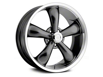 Vision Wheel Legend 5 Gunmetal Machined Wheel; 18x8.5; 20mm Offset (06-10 RWD V6 Charger)