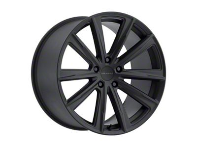 Vision Wheel Splinter Satin Black Wheel; Rear Only; 20x10.5; 42mm Offset (07-10 AWD Charger)