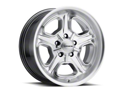 Vision Wheel Daytona Hyper Silver Wheel; 20x8.5 (10-15 Camaro)