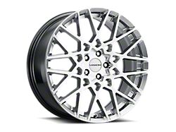 Vision Wheel Recoil Hyper Silver Wheel; 18x8; 38mm Offset (10-15 Camaro LS, LT)