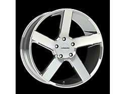 Vision Wheel Switchback Chrome Wheel; 22x9.5; 30mm Offset (10-15 Camaro LS, LT)