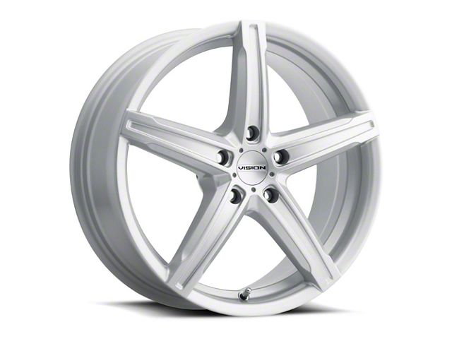 Vision Wheel Boost Silver Wheel; 18x8 (10-14 Mustang GT w/o Performance Pack, V6)