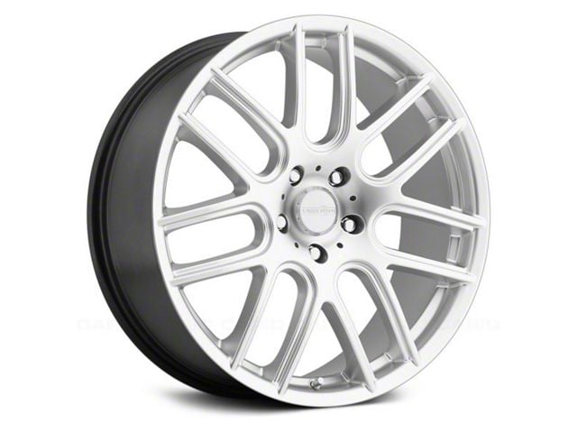 Vision Wheel Cross Hyper Silver Wheel; 18x8 (10-14 Mustang GT w/o Performance Pack, V6)